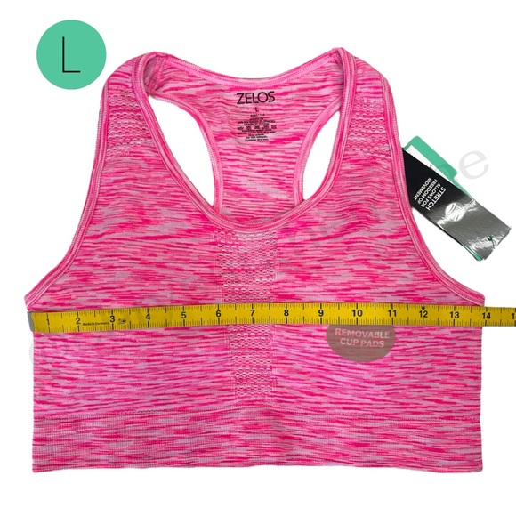 Pink Seamless Sports Bra - Picture 14 of 14